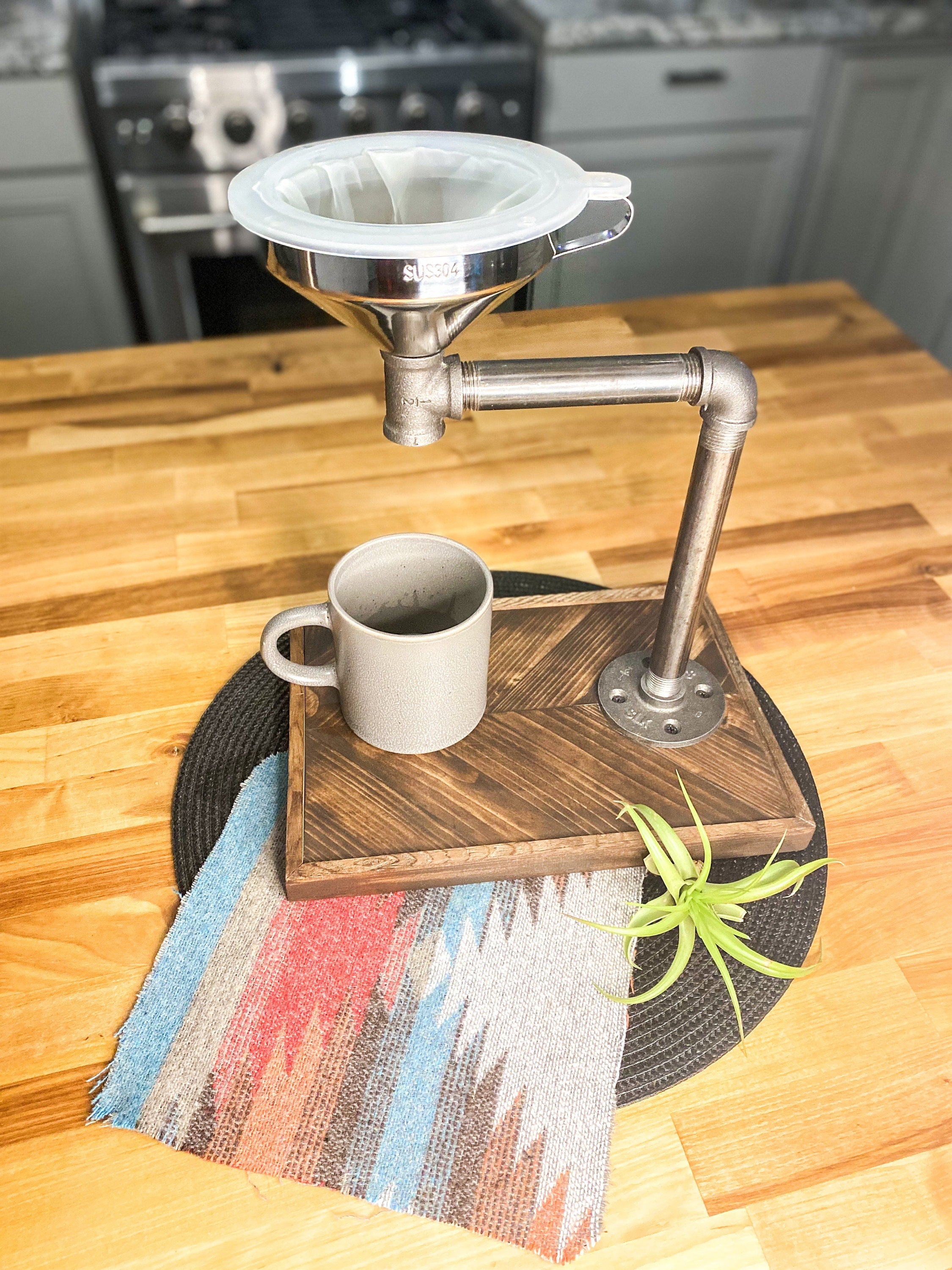 Coffee maker | Industrial coffee maker | Pour over shops coffee | Pipe Coffee maker | Pour over stand | Copper Pipe Coffee Stand